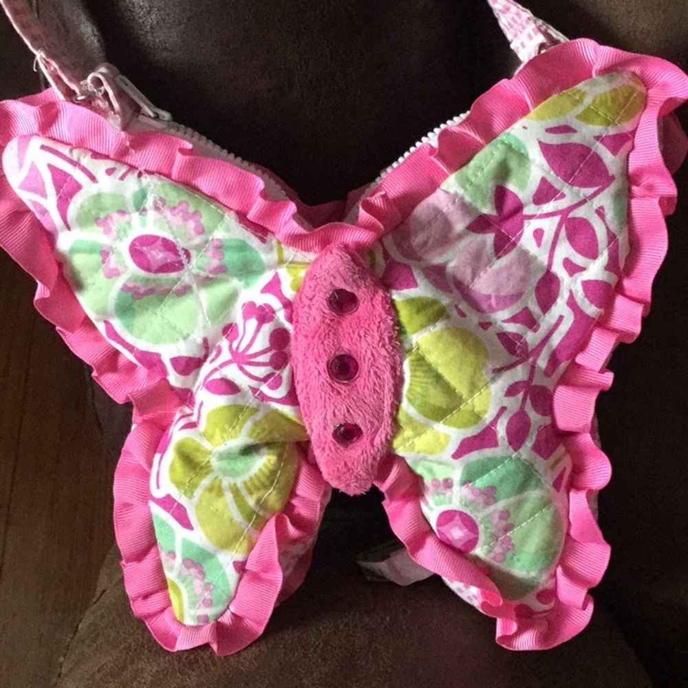 Sassy Pet Saks Butterfly Purse & wristlet Vintage - Picture 3 of 7